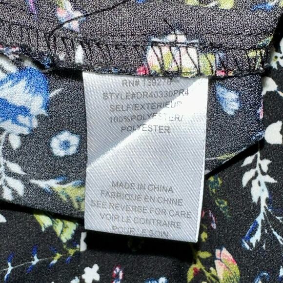 DR2 by Daniel Rainn Floral Wide Leg Cropped High Waisted Pants Size Large - Picture 7 of 15